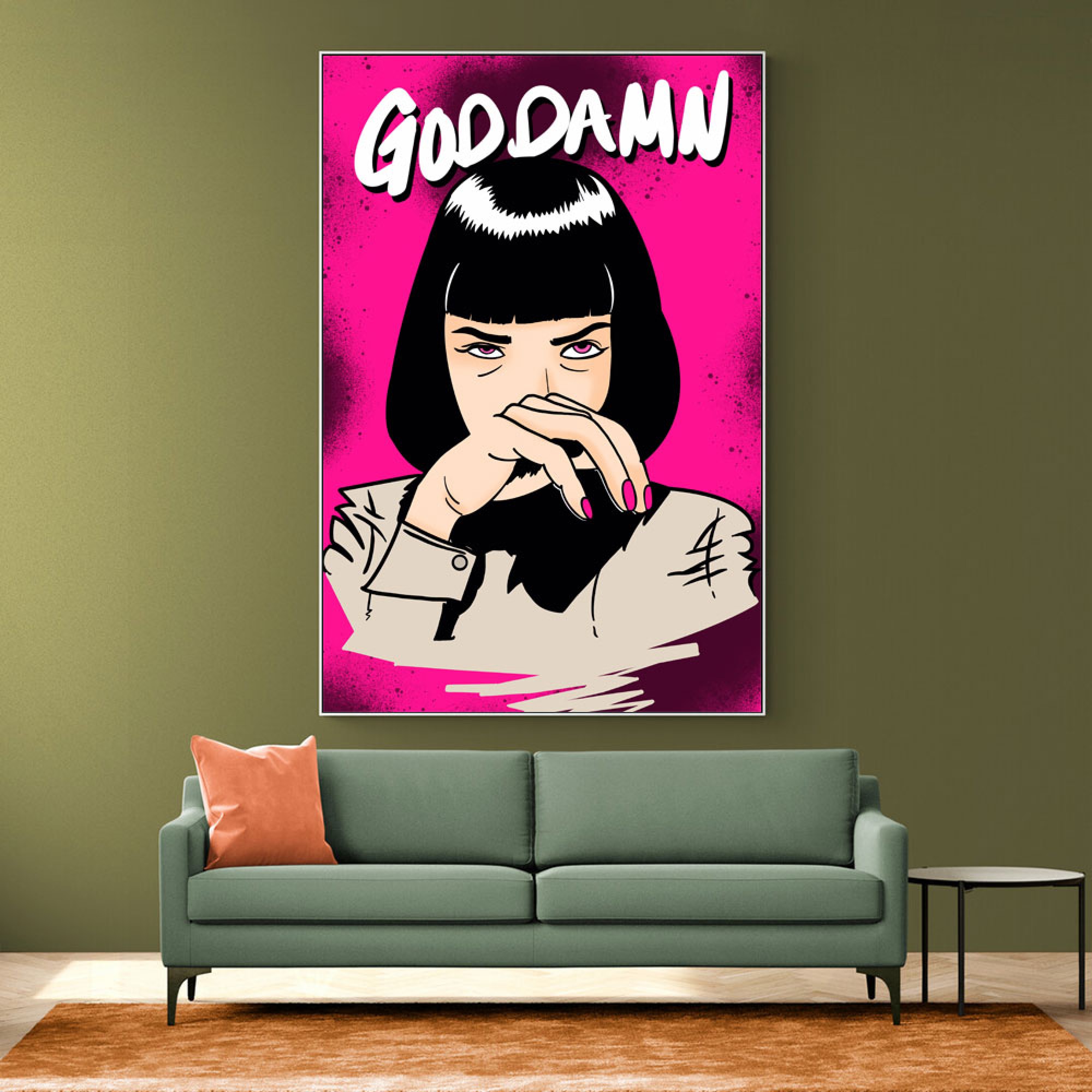 GODDAMN! Wall Art
